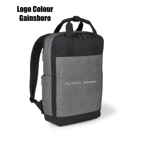 100093-060 - logan-computer-backpack-granite-heather-grey- Almag - Gainsboro