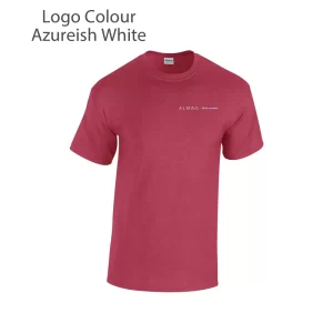 Gildan 500 - Antique Cherry Red - Almag - Azureish White