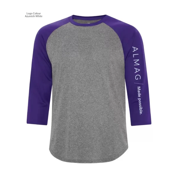 s3526_charcoal heather Purple - Almag Logo - Azureish White